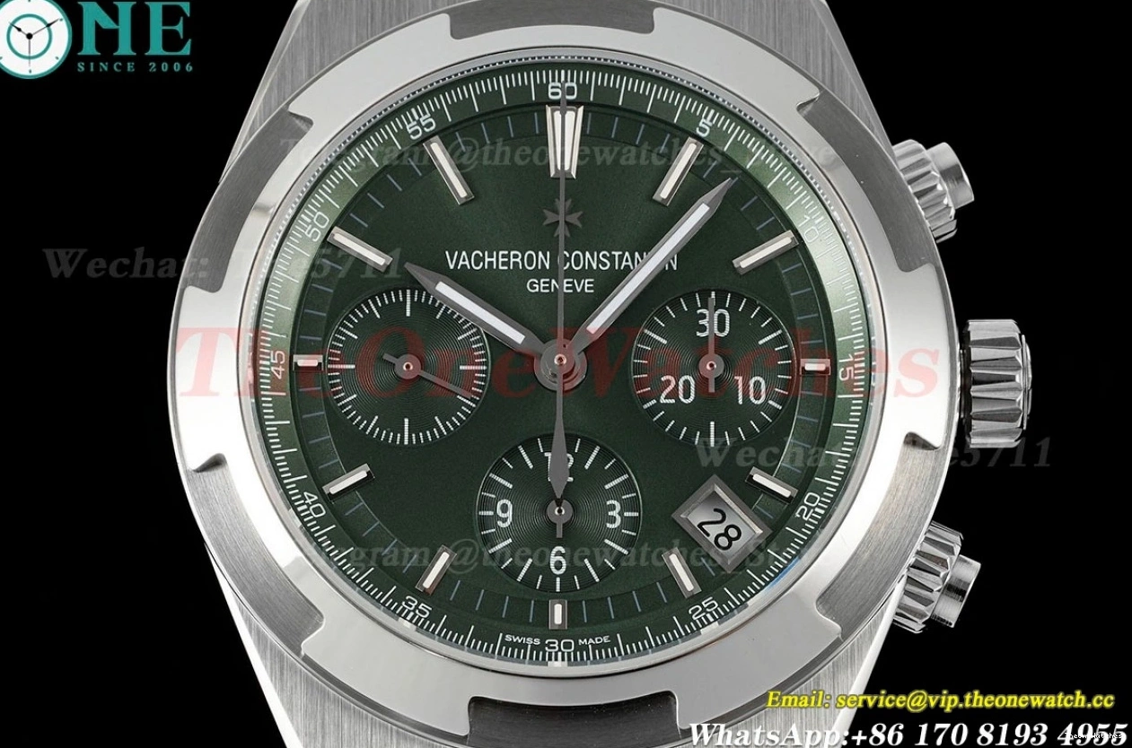SS Dial Overseas RU Green 8F 5520V A7750 41mm Mod 0509